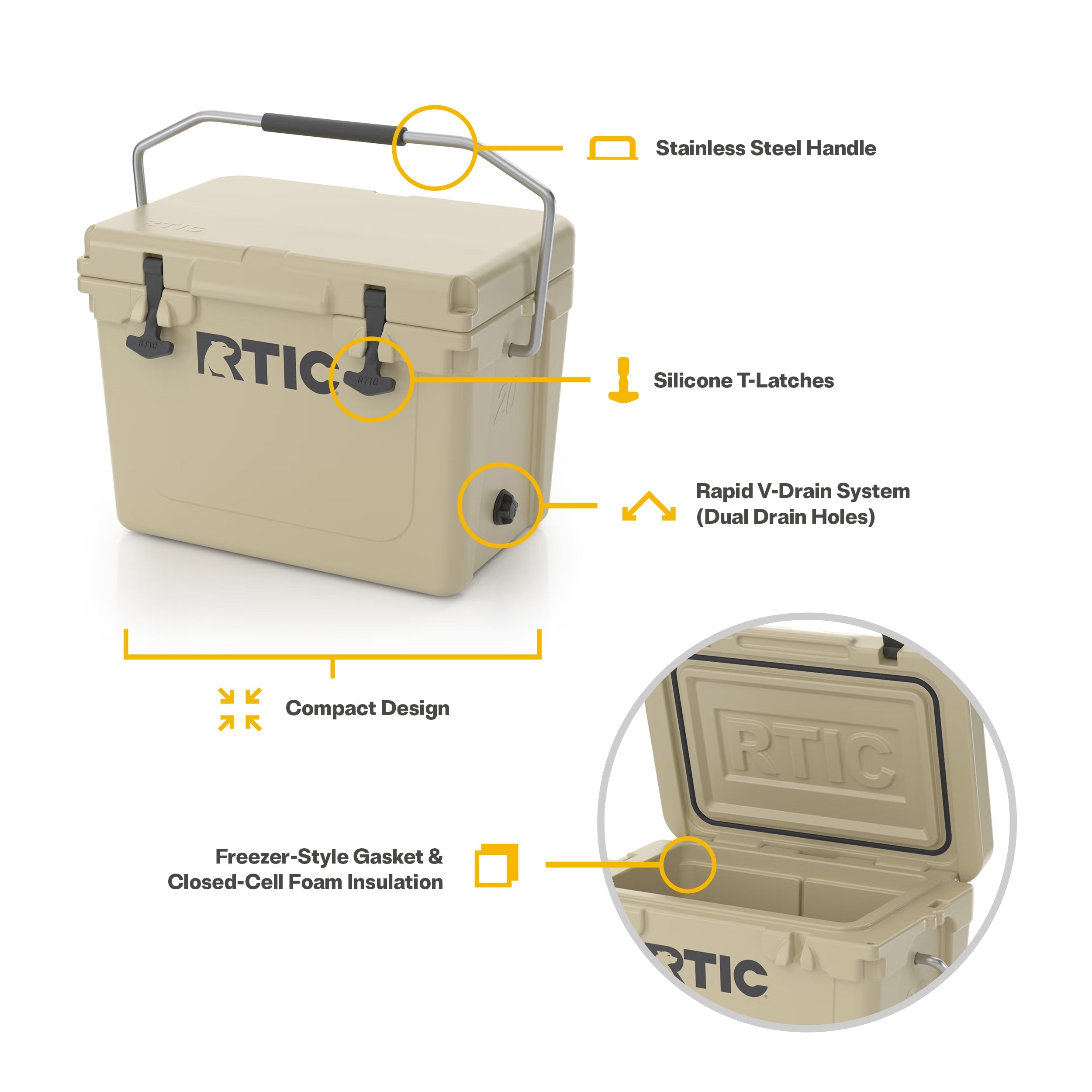 20 QT Ultra-Tough Cooler